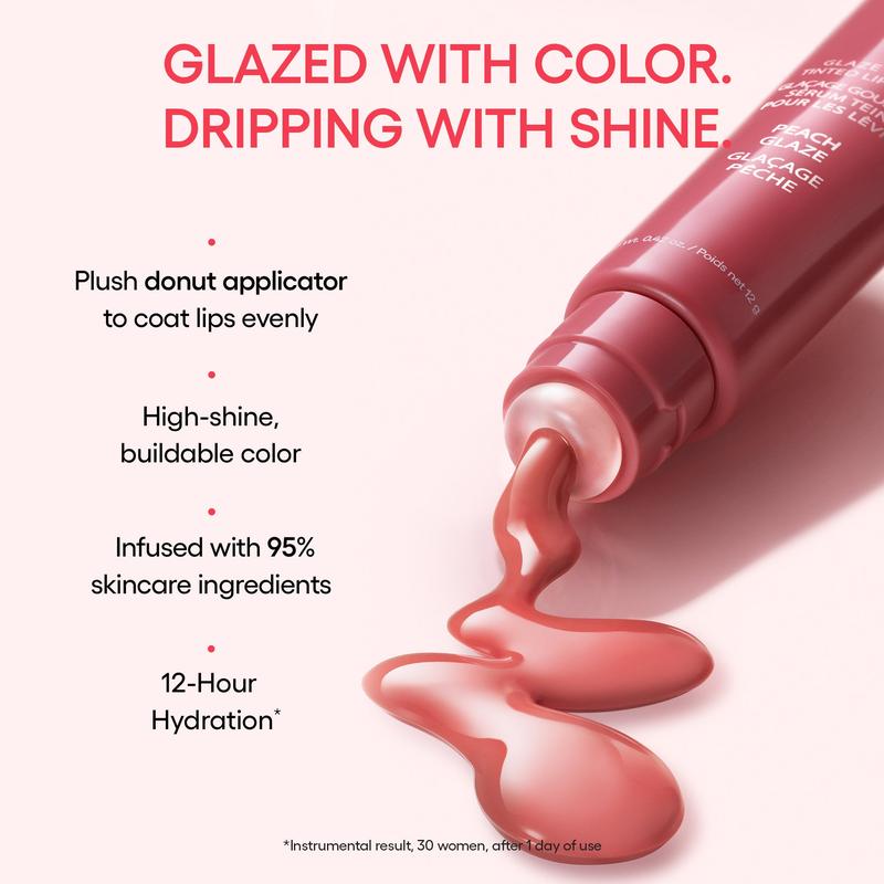 LOVILDS Glaze Craze Tinted Lip Serum, Hydrating & Moisturizing Lip Tint, Korean Lip Care, Infused with Polypeptide