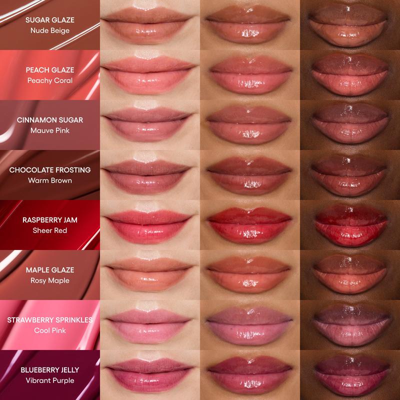 LOVILDS Glaze Craze Tinted Lip Serum, Hydrating & Moisturizing Lip Tint, Korean Lip Care, Infused with Polypeptide