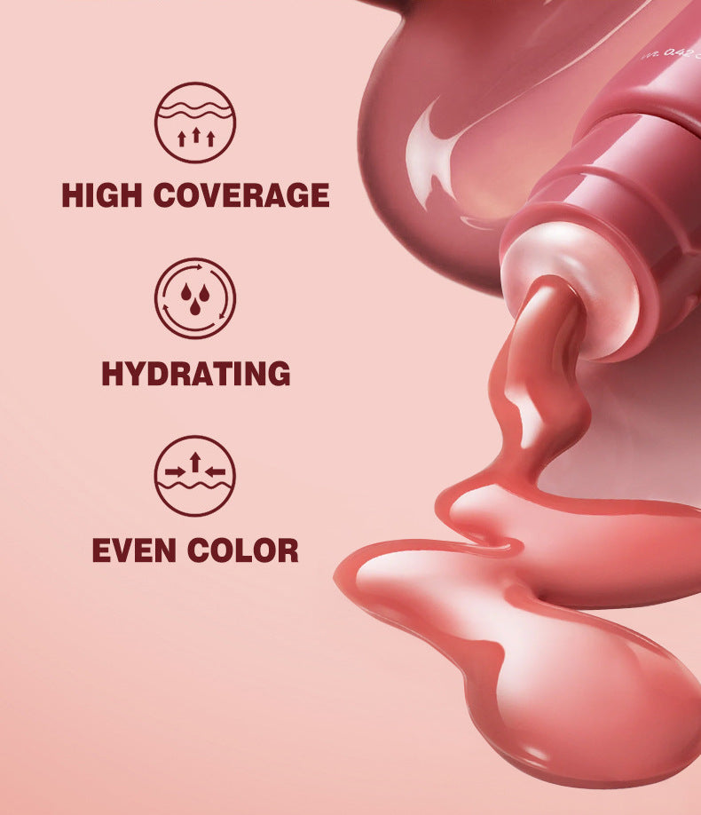 LOVILDS Glaze Craze Tinted Lip Serum, Hydrating & Moisturizing Lip Tint, Korean Lip Care, Infused with Polypeptide