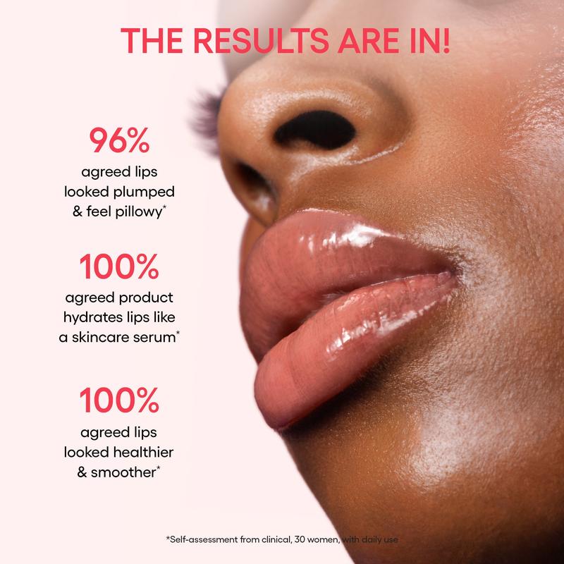 LOVILDS Glaze Craze Tinted Lip Serum, Hydrating & Moisturizing Lip Tint, Korean Lip Care, Infused with Polypeptide