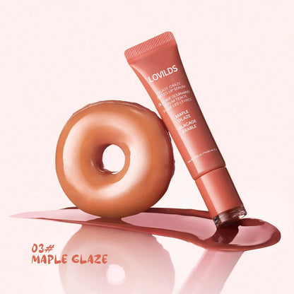 LOVILDS Glaze Craze Tinted Lip Serum, Hydrating & Moisturizing Lip Tint, Korean Lip Care, Infused with Polypeptide