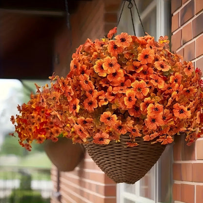 🏆 50K+ SOLD! 💐 Real-Look Sunset Mums – Waterproof & Windproof 🍂